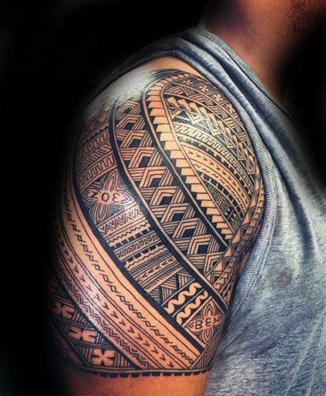 Samoan Tattoo Designs For Men Tribal Ink Ideas Half Sleeve