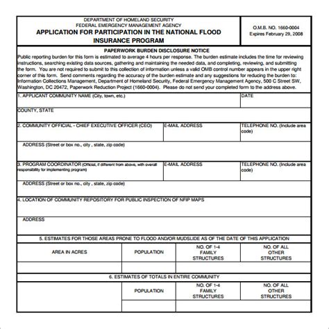It appears you are using firefox. FEMA Application Form - 8+ Download Free Documents in PDF
