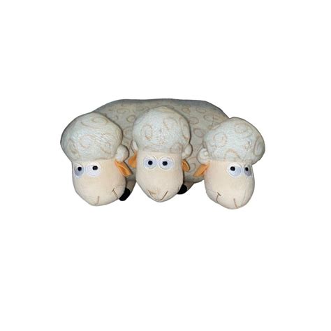 Disney Pixar Toy Story Three Headed Sheep Plush Stuffed Animal Talking