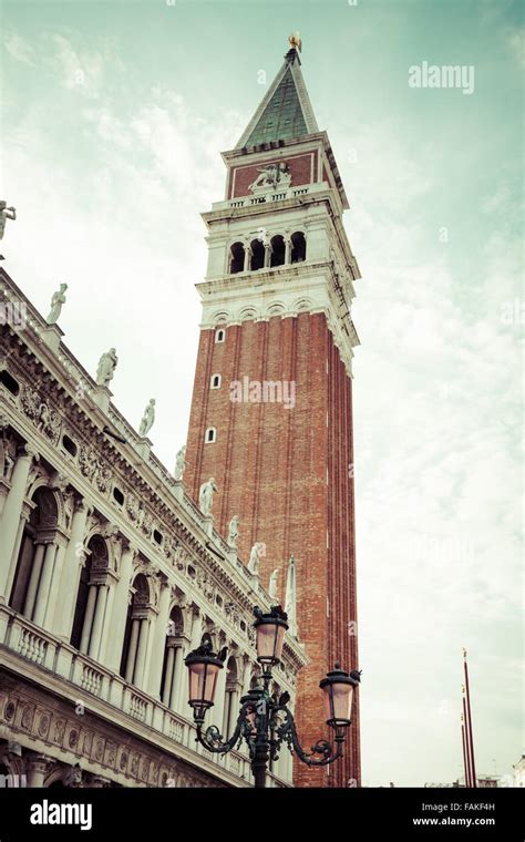 The Campanile Di San Marco In Venice Italy Stock Photo Alamy