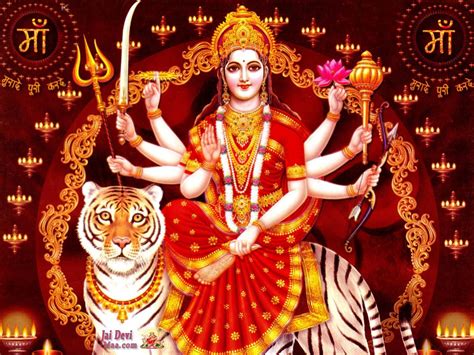 Durga Mata Wallpapers Top Free Durga Mata Backgrounds Wallpaperaccess