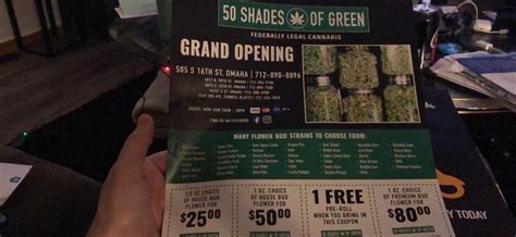 50 shades of green omaha. Anyone else receive this "50 Shades of Green" flier in the ...