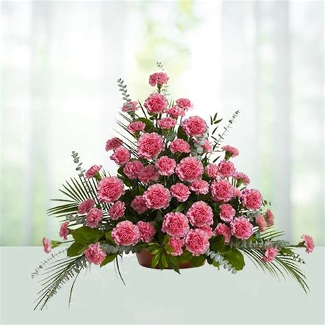 Send Pink Carnations Arrangement Online In India Phoolwala