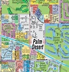 Palm Desert Map with Indian Wells, Riverside County, CA – Otto Maps