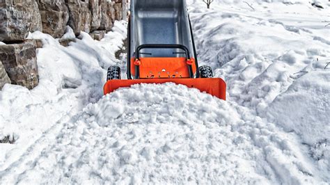 Aerocart Snow Plow For Wheeled Cart Snow Removal Sidewalk Driveway In