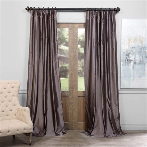 Spiced Plum Silk Curtains Silk Curtains Purple Home Decor Curtains