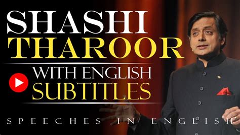 Britain Owes Reparations To India English Speech Of Shashi Tharoor English Subtitles YouTube