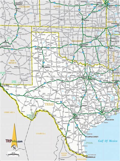 Texas Road Map South Texas Road Map Free Printable Maps