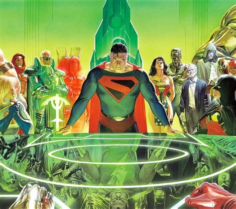 superman 10 alex ross green lantern justice league wonder woman hd wallpaper peakpx