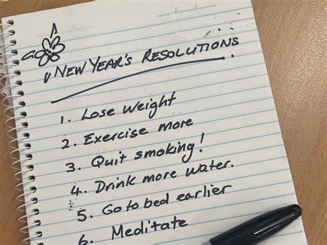 Not Just Another New Years Resolution Make It Stick The National