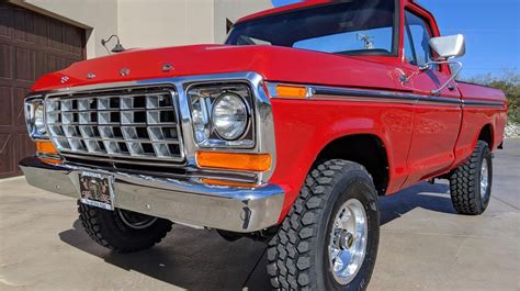 Big Red Is A Pristine 1977 Ford F 150 4x4 Short Bed