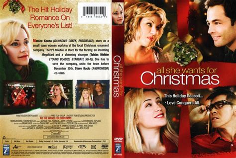 All She Wants For Christmas Movie Dvd Scanned Covers All She Wants