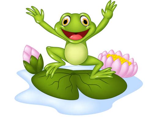 Jumping Frog Clip Art Vector Images And Illustrations Istock