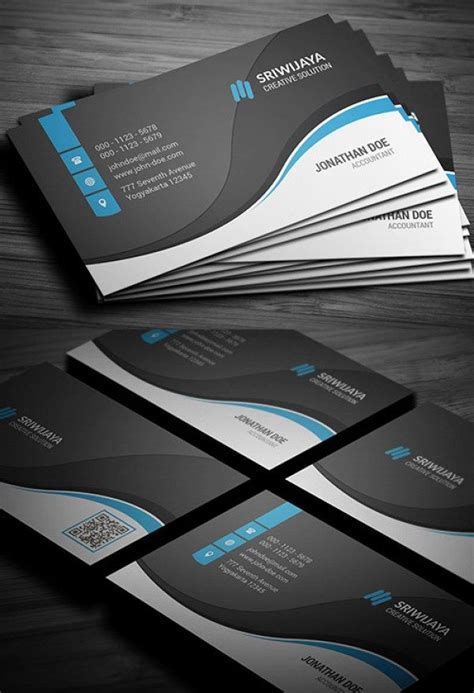 51 New Professional Business Card Psd Templates