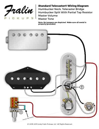 Custom Fender Telecaster Wiring Diagram