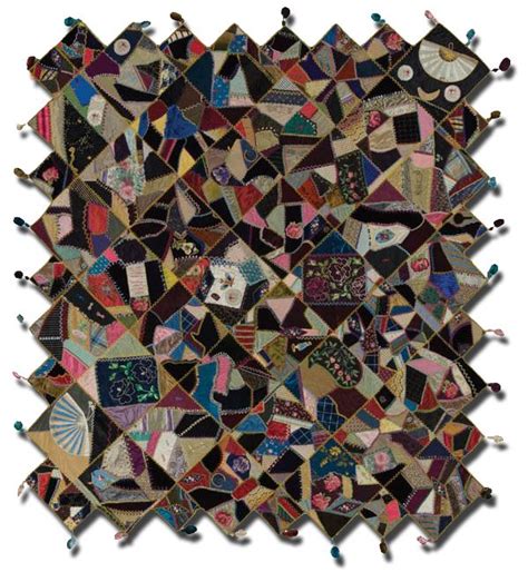 Crazy Quilt Made By C V Allen Made In New York United States