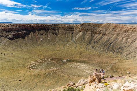 View Of The Meteor Crater Flagstaff Stock Photo By ©oscity 100544162