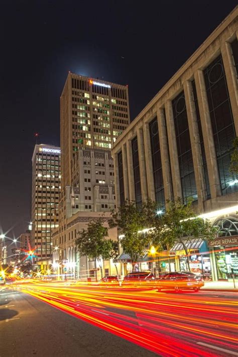 Downtown San Diego At Night Photo By Pc Photo Downtown San Diego