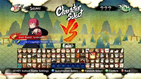 Naruto Ultimate Ninja Storm 3 Full Burst All Characters Unlocked