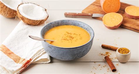 Velouté patate douce au lait de coco LIDL Recettes