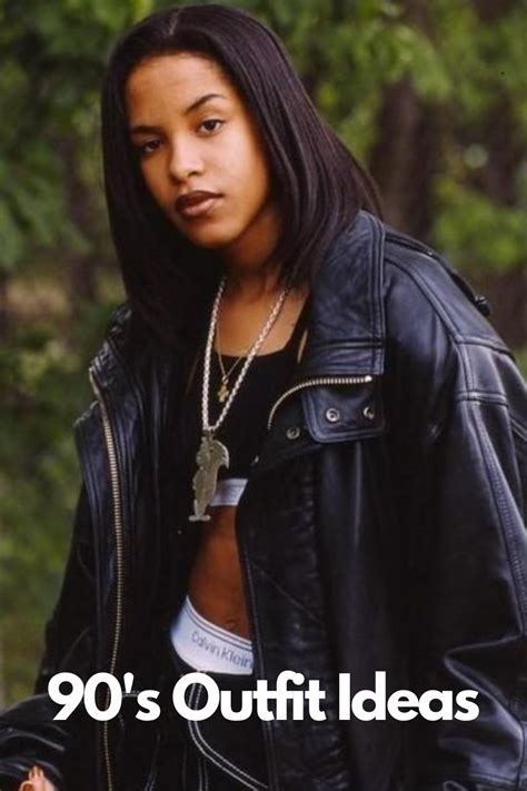 The Best 90s Outfit Ideas Guide Ever Aaliyah Style Aaliyah Outfits