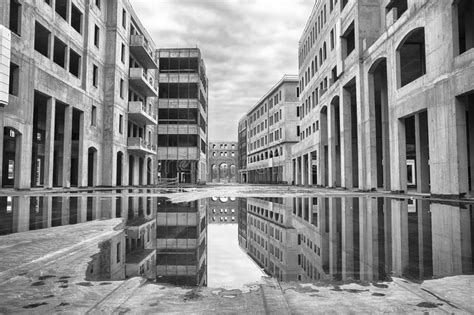 An Unfinished Residential Complex Stock Image Image Of Building