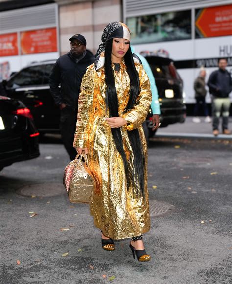 Nicki Minaj Shines From Head To Toe In Gold Vogue