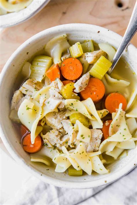 Easy Turkey Noodle Soup Jar Of Lemons