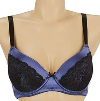 Breezies Modesty Lined Fiberfill Bra With Contrast Lace Ultimair 42C