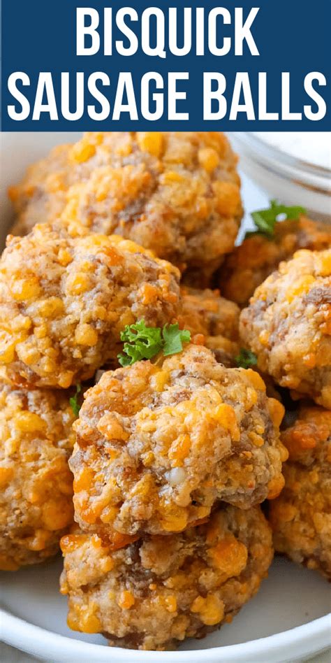 Sausage Balls Are The Perfect Easy Appetizer Made With Just 4 Simple