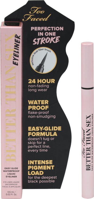 Too Faced Better Than Sex Easy Glide Waterproof Eyeliner Deepest Black