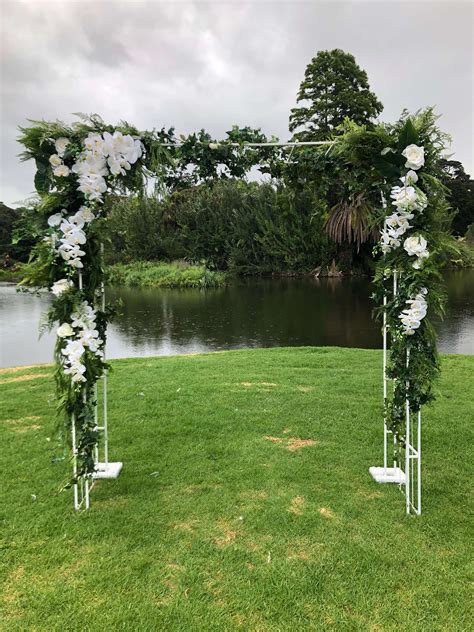 Square Silk Floral Arch Weddings Of Distinction