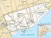 Map of Toronto airport: airport terminals and airport gates of Toronto