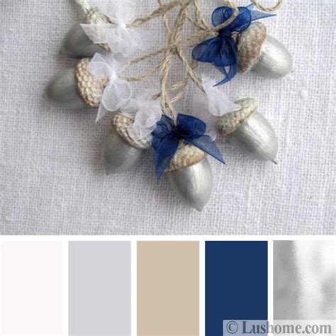 Silver Blue Christmas Color Combinations Winter Inspired Holiday Decor