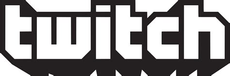Twitch Icon Logo Twitch Black Symbol Png Transparent Background Free
