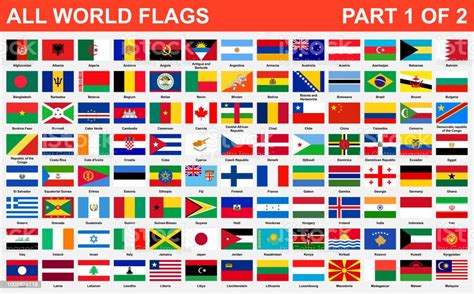 Alphabetical Order Flags Of The World Alphabetical List Of All