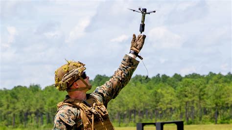 Marines Train With Handheld Swarming Drones That Can Also Be Fired From