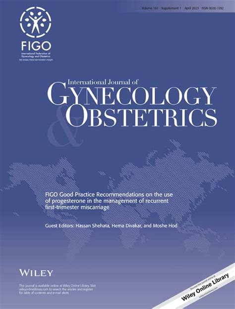 Figo Good Practice Recommendations On The Use Of Progesterone In The