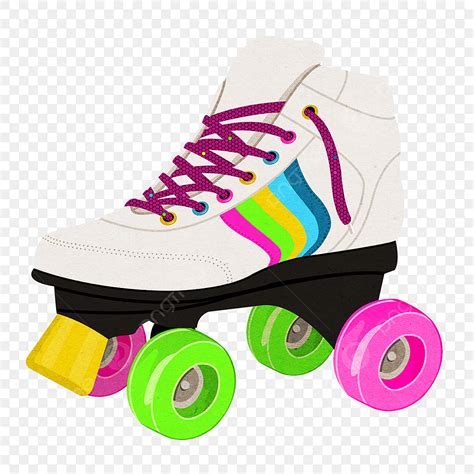 80s Roller Skate Clip Art