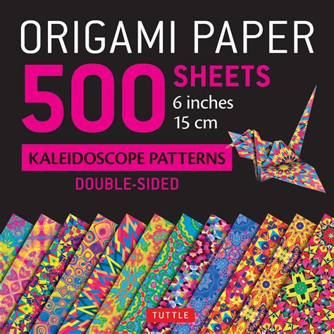 Origami Paper 500 Sheets Kaleidoscope Patterns 6 15 Cm Tuttle Origami Paper High Quality