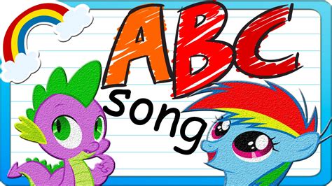Abc Song With My Little Pony Happy Kids Songs Simple Learning For