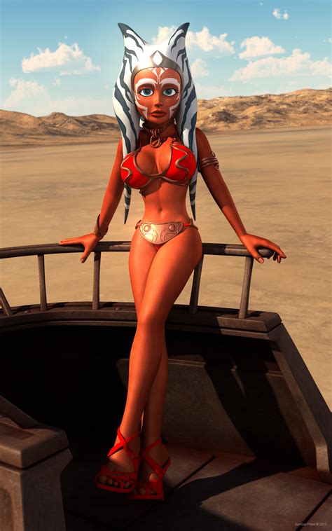 Rule 34 1girls 2015 3d Ahsoka Tano Alien Alien Girl Alternate Version Available Armband Artist