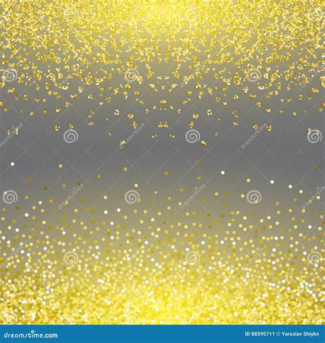 Abstract Gold Glitter Splatter Background For The Card Invitation