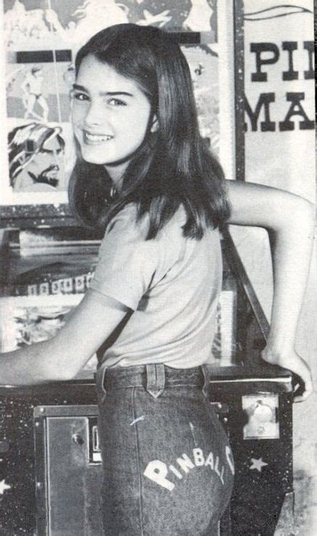Brooke Shields Playing Pinball 1970s Brooke Shields Brooke Shields