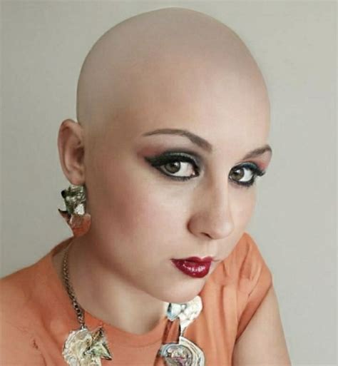 pin by frank foster on bald hair bald head women bald women shaved head women