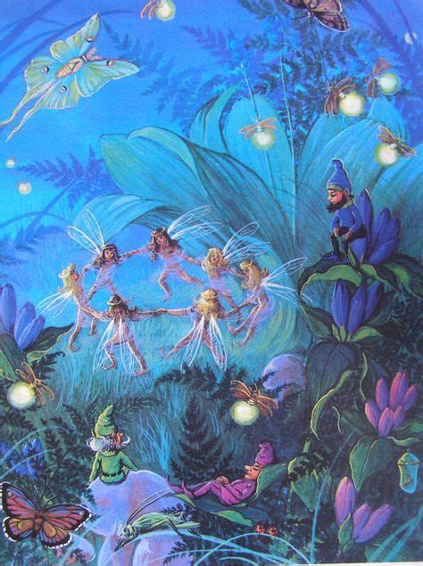 Fairies Dancing In Moonlight By Joan Pripps Fairy Paintings Fairies