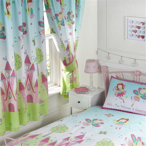 Girls Bedroom Curtains 66 X 72 Unicorns Ponies Flamingos Stars