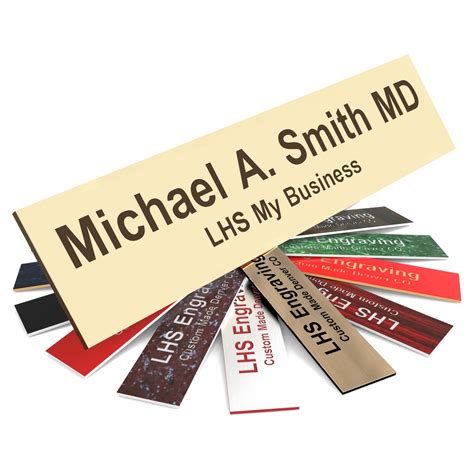 Office Door Name Plate Personalized Office Sign Engraved Ivory Color