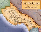 Map Of Santa Cruz County - Maps Location Catalog Online