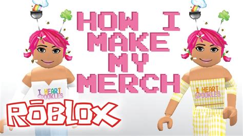 How I Created My Roblox Merch Roblox Clothing Tutorial Youtube